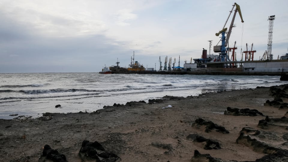 Russland blockiert im Schwarzen Meer den Zugang zu den ukrainischen Häfen.