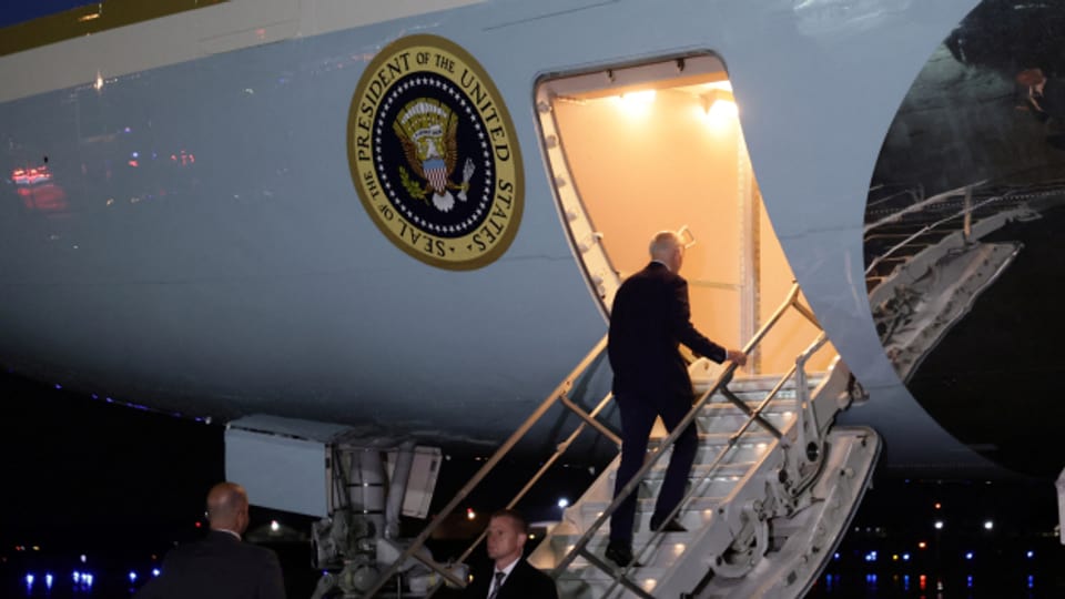 Joe Biden bricht zu seiner ersten Reise als US-Präsident in den Nahen Osten auf.