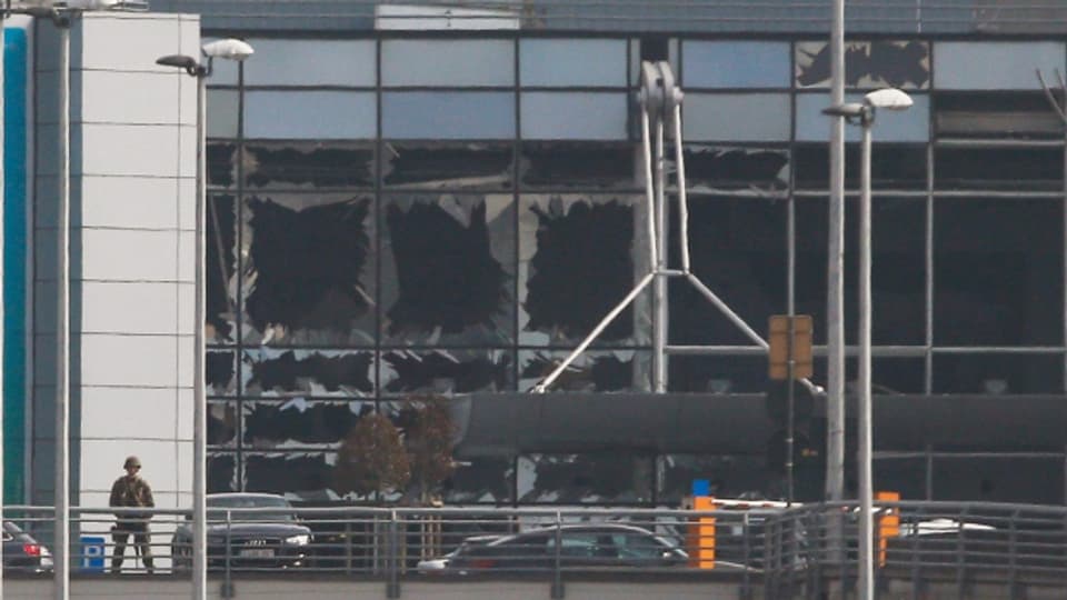 Der Flughafen Brüssel nach den Anschlägen 2016.