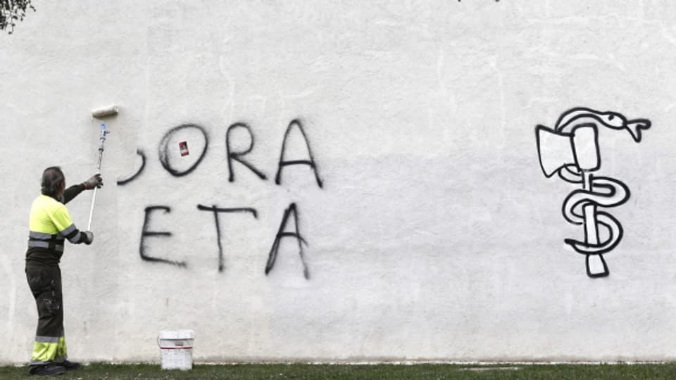  «Gora ETA» (Deutsch: «Ein Hoch auf die ETA») war ein viel verwendeter Slogan der Terrororganisation.