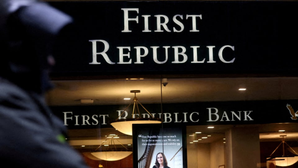Im März wurden bei der First Republic Bank 104 Milliarden Dollar an Kundengeldern abgezogen.