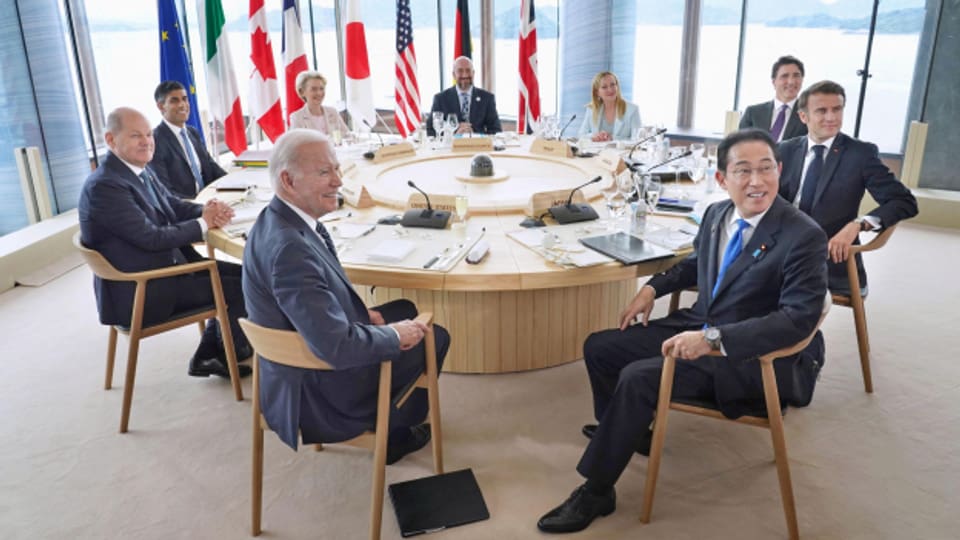 Die G7-Staaten an ihrem jährlichen Gipfeltreffen in Japan.