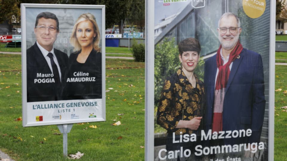 Im Kanton Genf wird ein knappes Rennen um die Ständeratssitze erwartet.