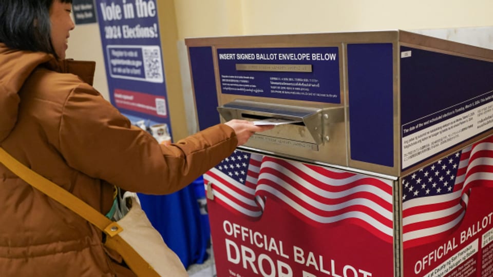 Barbara Colpi Am Super Tuesday sind Wählerinnen und Wähler in insgesamt 14 Bundesstaaten zum Urnengang aufgerufen.