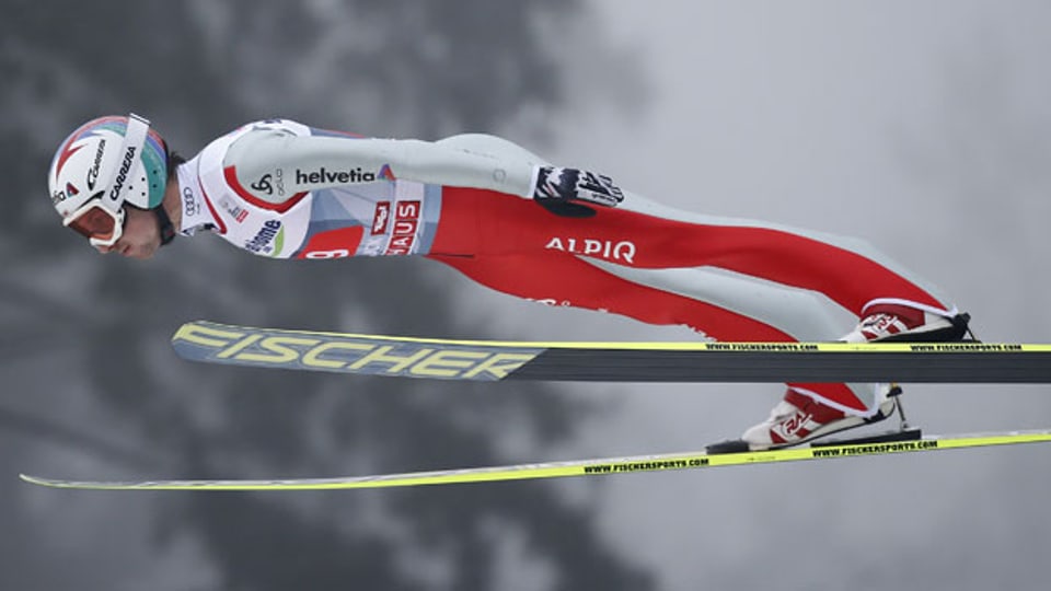 Skispringer Simon Ammann ist überzeugt, dass die Schweizer mit ihrem Material für die WM gut aufgestellt sind.