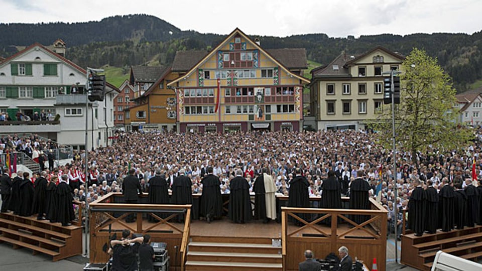 Landsgemeinde von Appenzell Innerrhoden am 29. April 2012.