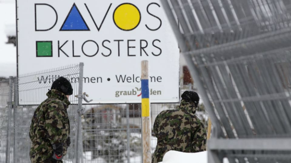 Die Schweizer Armee im Einsatz am WEF 2012 in Davos.