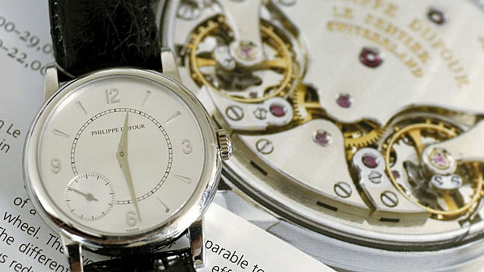 Eine Uhr von Philippe Dufour.