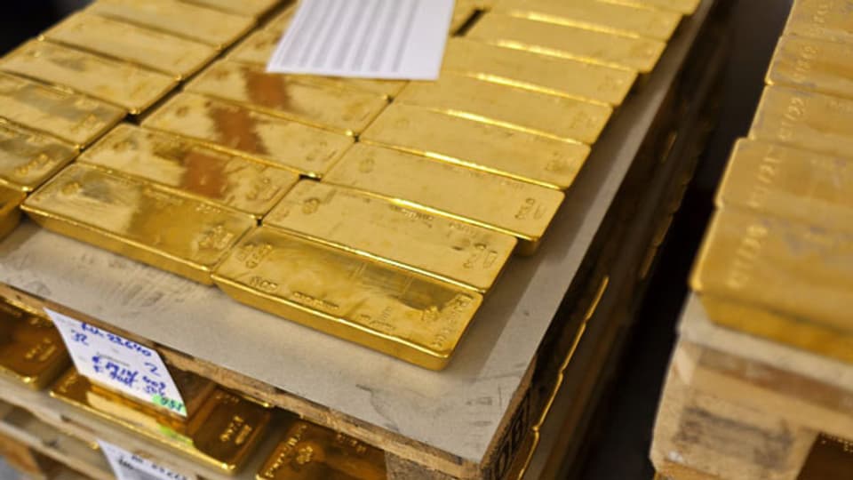 Über 70 Prozent der Goldreserven sollen in der Schweiz lagern.
