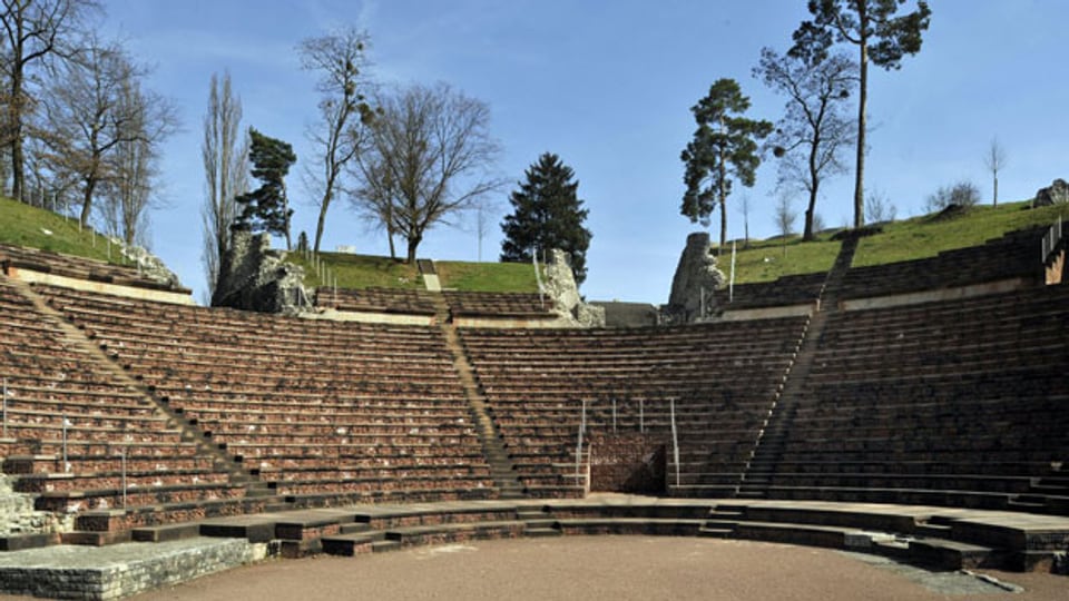 Das römische Theater in der Aussenanlage von Augusta Raurica in Augst.