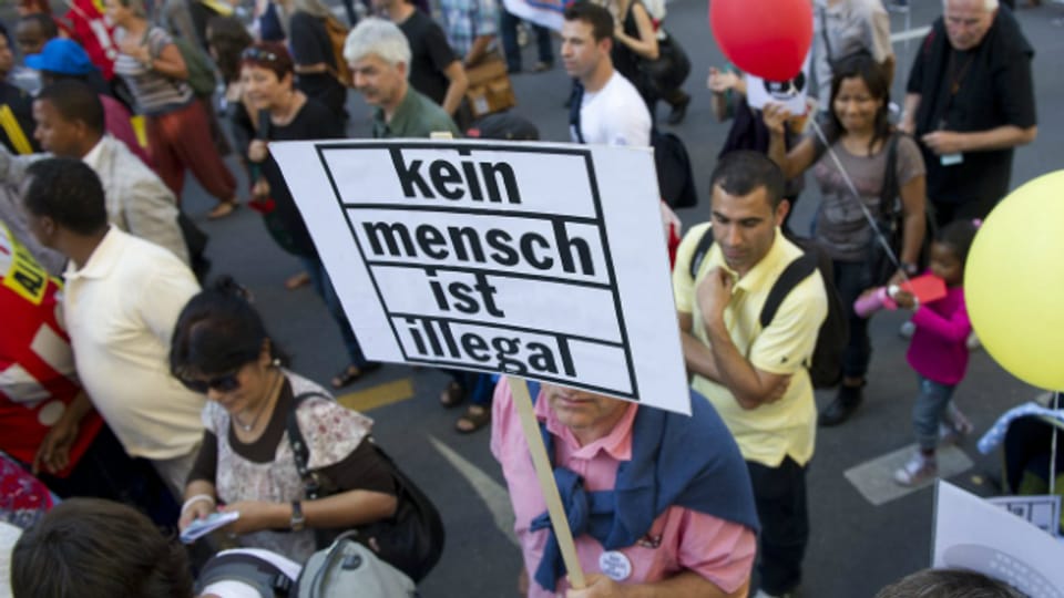 Sans Papiers in die Lehre - forderten noch 2011 DemonstrantInnen in Bern.