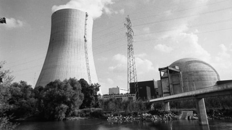 Das Atomkraftwerk Goesgen auf einer Aufnahme von 1979.