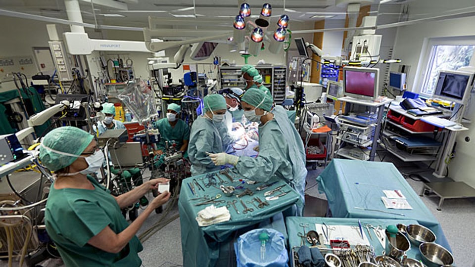 Herzoperation am Kinderspital der Universität Zürich.
