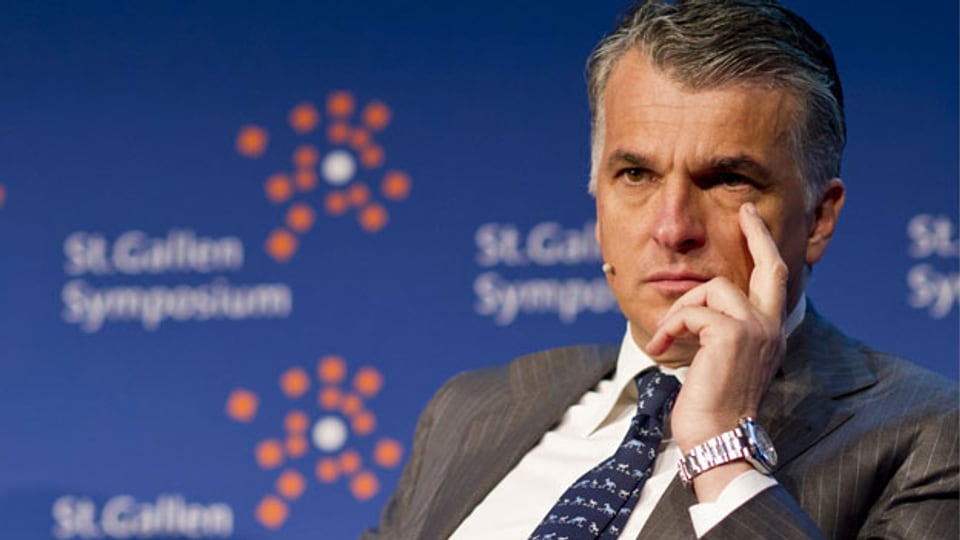 Sergio Ermotti, CEO UBS, nimmt es gelassen. Es sei eine temporäre Massnahme der Finma.