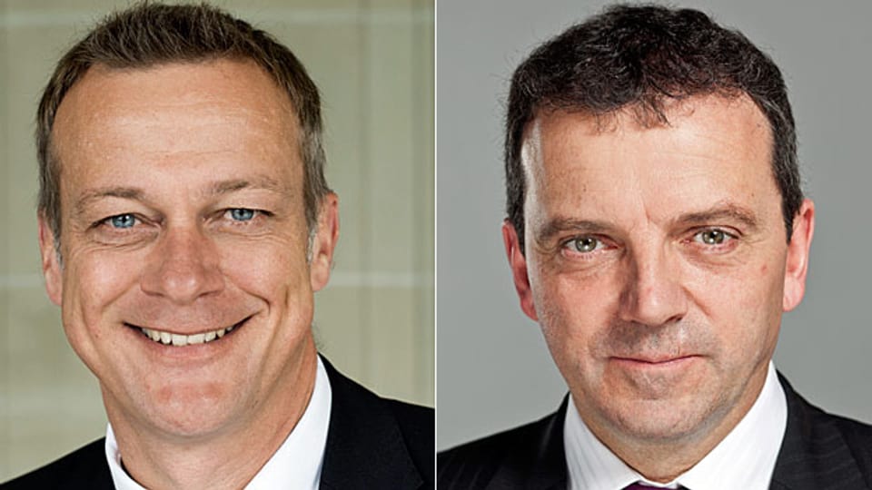 BDP-Präsident Martin Landolt und SVP-Nationalrat Walter Wobmann.