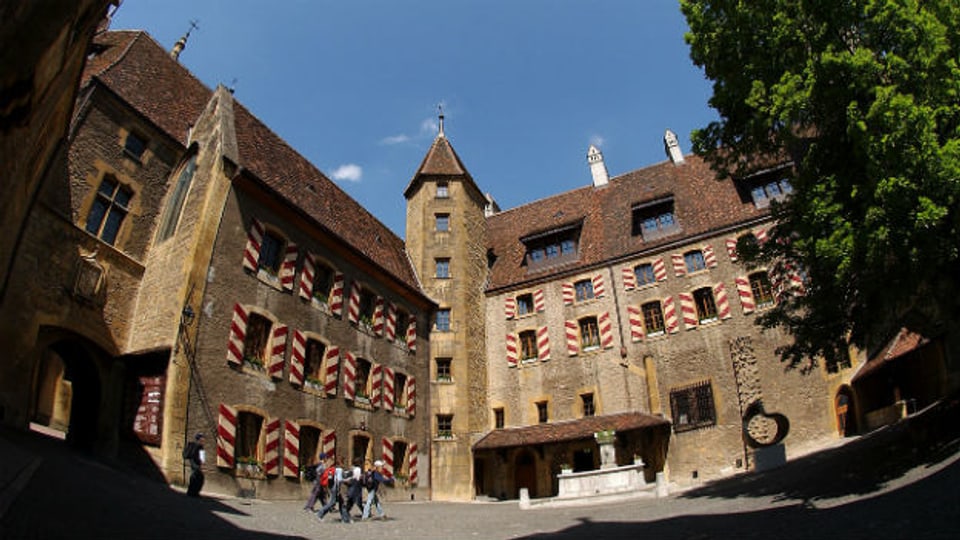 Schloss Neuenburg, Sitz des Staatsrates und des Grossrates.