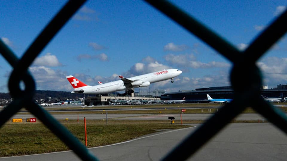 Am Flughafen Zürich fürchtet man sich vor sinkenden Passagierzahlen.
