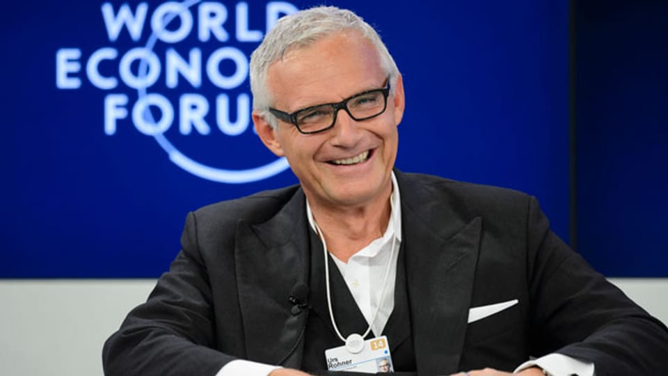 Urs Rohner, Präsident des Verwaltungsrates der Schweizer Bank Credit Suisse (CS), am World Economic Forum WEF in Davos am 24. Januar 2014.