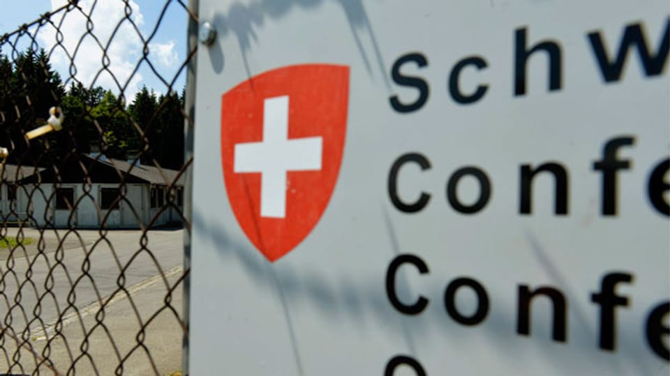 Die Militärunterkunft auf dem Gubel in Menzingen im Kanton Zug. Sie soll ab Frühling 2015 als Bundesasylzentrum dienen.