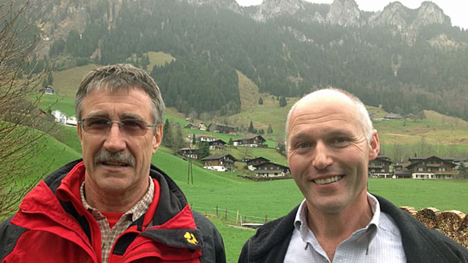 Silvio Covi und Peter Studer in Flühli, im Entlebuch.