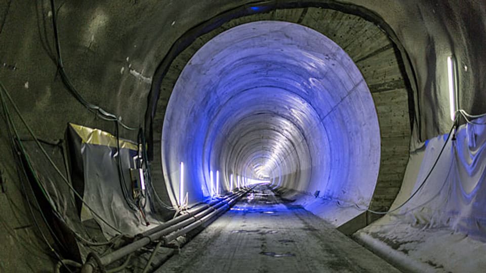 Wann der Monte-Ceneri-Basistunnel eröffnet werden kann - steht in den Sternen.