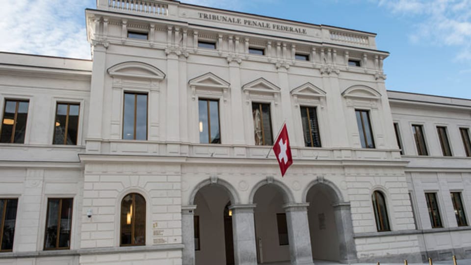Aussenansicht des Bundesstrafgerichts in Bellinzona, aufgenommen am 28. April 2014.