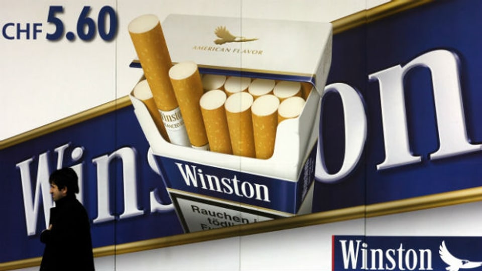 Der Bund möchte Werbung für Tabak-Produkte weitgehen aus dem öffentlichen Raum verbannen.