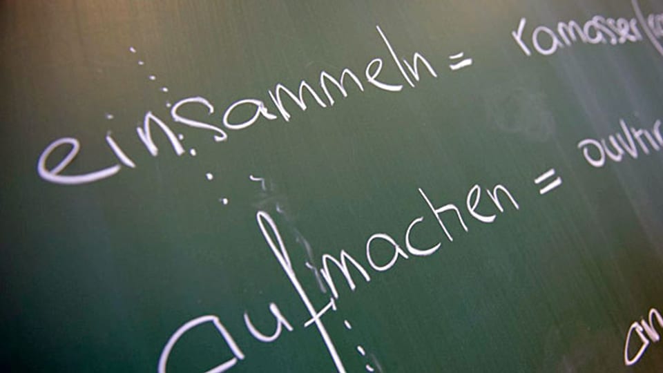 Bis zur 6. Klasse nur Englisch, Französisch später;  das hat der Thurgauer Grosse Rat entschieden. Viele Primarschülerinnen und -schüler seien mit zwei Fremdsprachen überfordert.