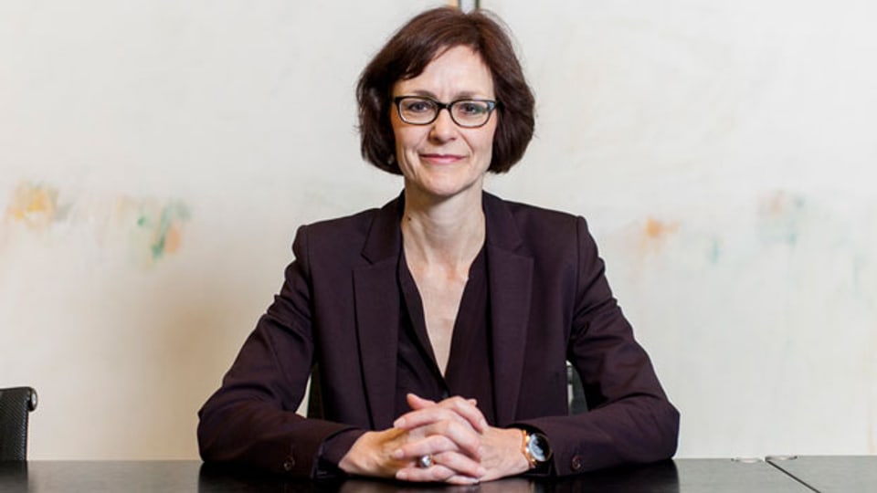 Die neue Direktorin des Dachverbandes Economiesuisse Monika Rühl am 21. Februar 2014.
