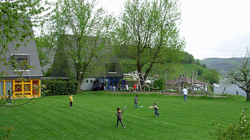 Die Spielwiese des Kinderheims Klösterli in Wettingen.