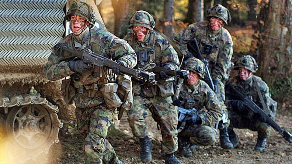 WK-Soldaten während einer Übung. Ihnen könnte eine Inspektion durch russische Militärs drohen.