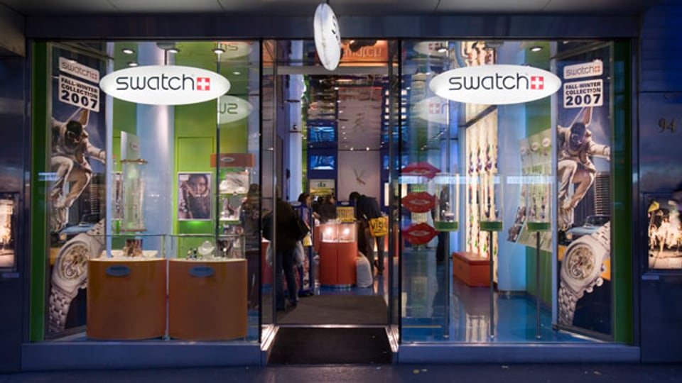 Diese sogenannten Monobrand-Stores boomen derzeit. Im Bild: der Swatch-Store an der Bahnhofstrasse in Zürich.