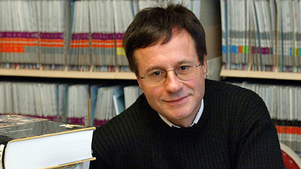 Marco Jorio, Chefredaktor des Historischen Lexikons der Schweiz, auf einem Bild von 2003.