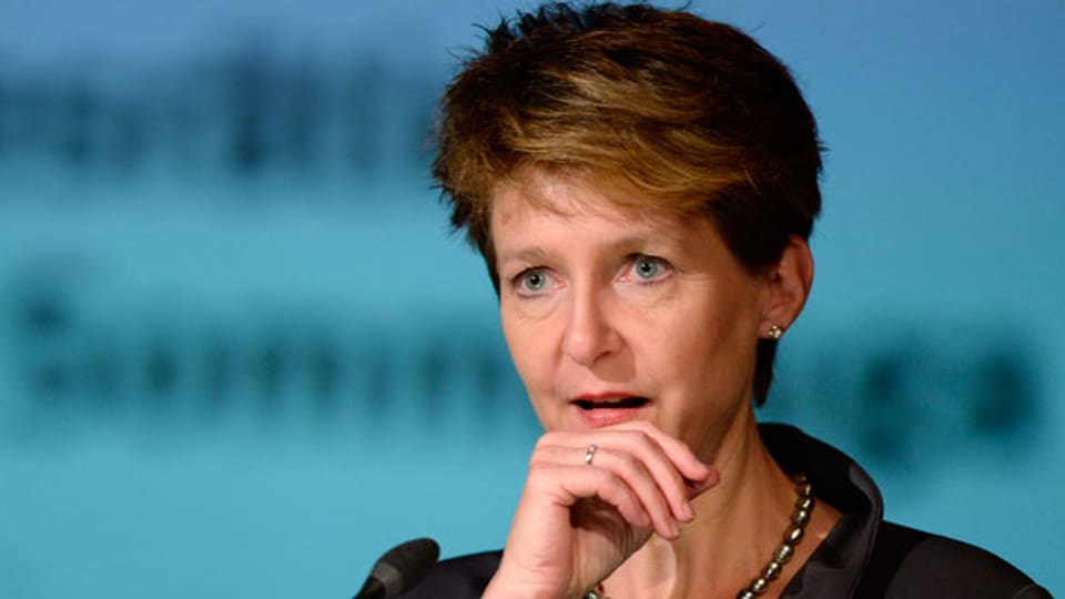 Bundesrätin Simonetta Sommaruga am 3. November 2014.