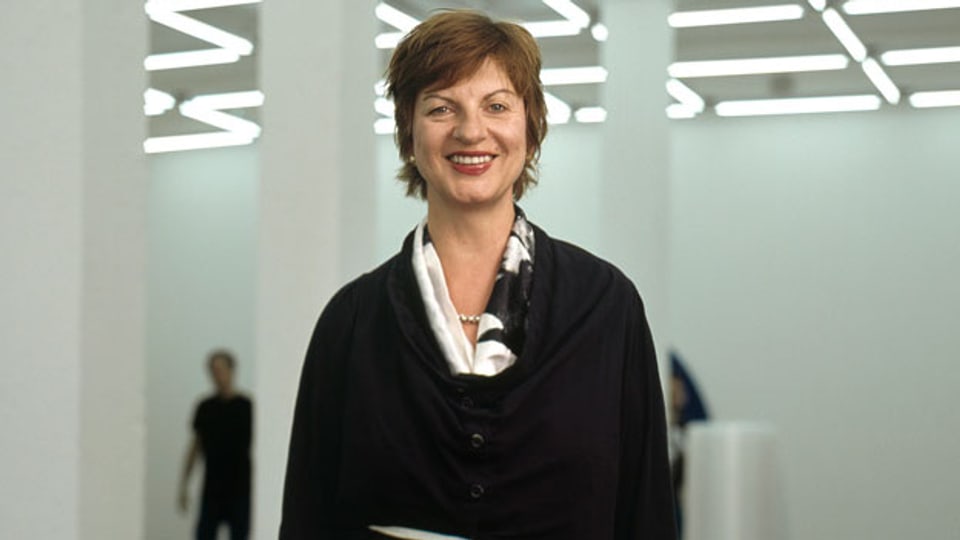 Die Galeristin und Kunsthändlerin Eva Presenhuber am 3. Juni 2010 in ihrer Galerie in Zürich.