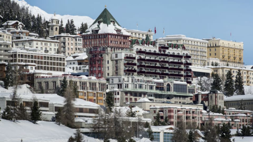 Ein beliebtes Touristenziel im Winter: Hotel Palace in St. Moritz.