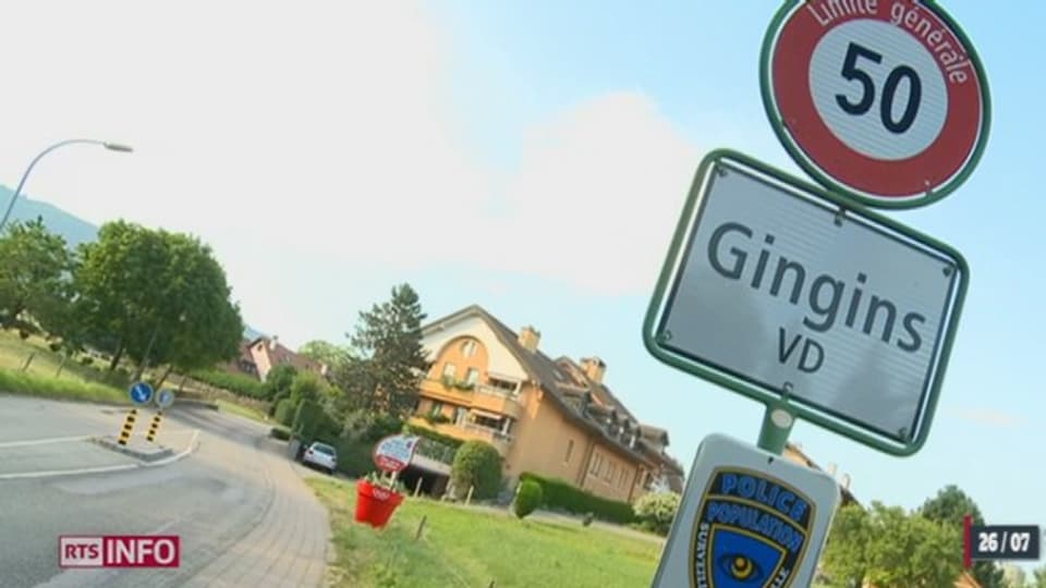Sollte fusionieren: Gingins im Kanton Waadt.