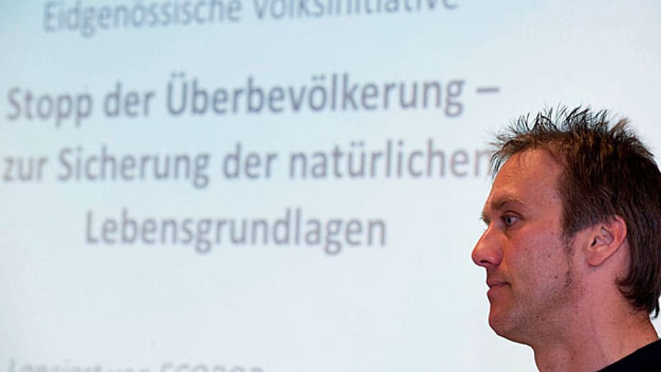 Ecopop-Sekretär Andreas Thommen. Im Wahljahr sind von Ecopop kaum grosse Aktionen zu erwarten; im Moment ist eher eine Denkpause angesagt.