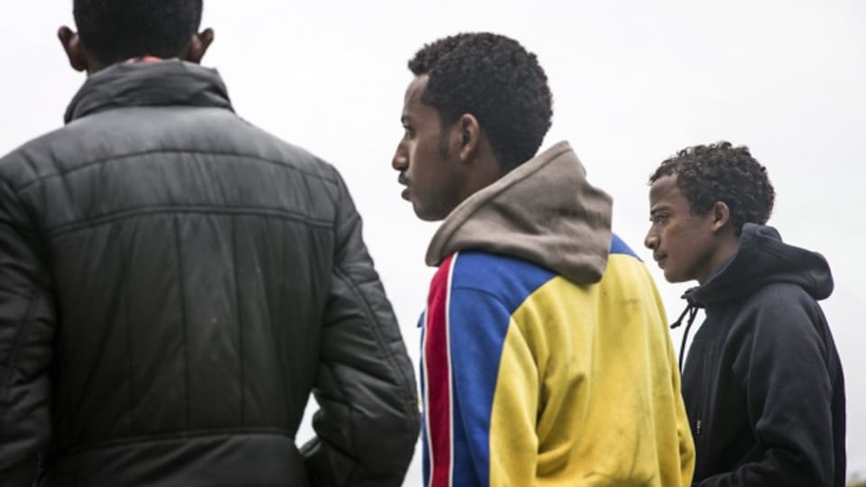 Flüchtlinge aus Eritrea.