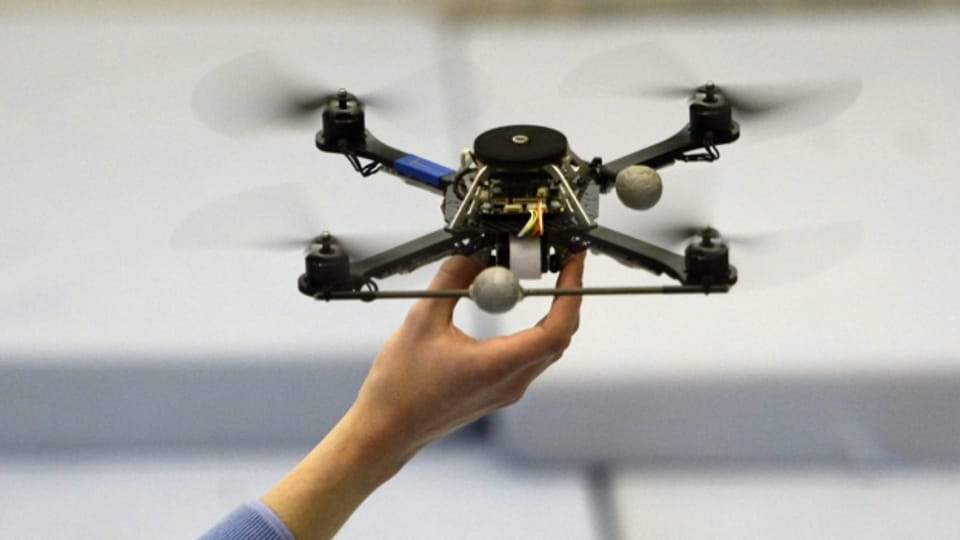 Eine Drohne, die an der ETH entwickelt wurde.