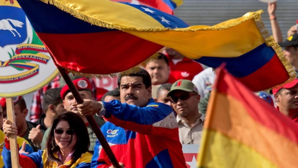 Nicolas Maduro gerät wegen der Wirtschaftskrise in Venezula zunehmend in die Kritik.