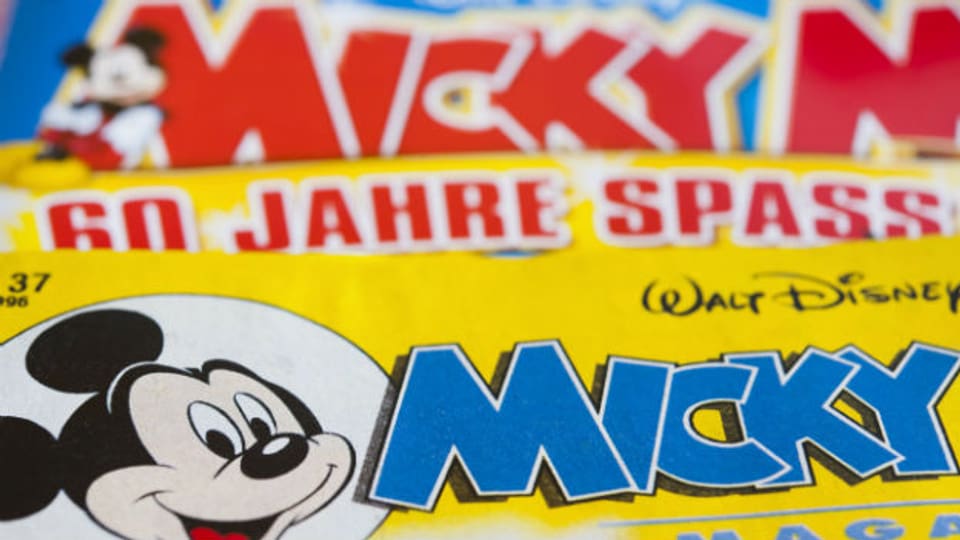 Kostet in der Schweiz deutlich mehr als in Deutschland: Micky Maus-Heft.