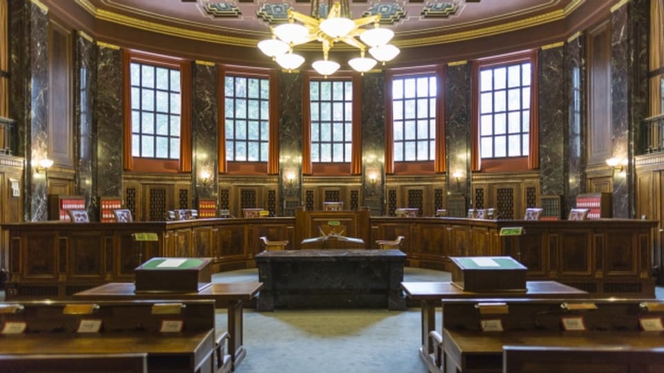 Das Bundesgericht in Lausanne von innen.