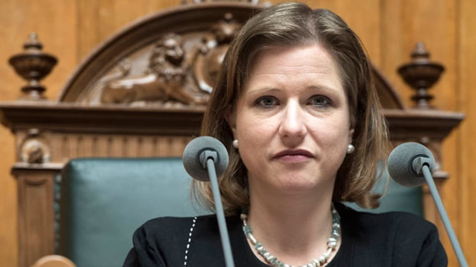 Nationalratsvizepräsidentin Christa Markwalder gab zu, sie habe den ominösen Vorstoss nicht selbst verfasst.