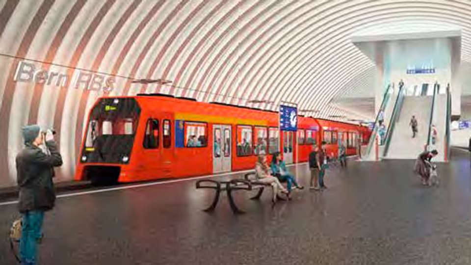 Über 60‘000 Leute pendeln täglich mit den RBS-Zügen zwischen Bern und der Agglomeration. Geplant war der RBS-Bahnhof einst für viermal weniger Leute.