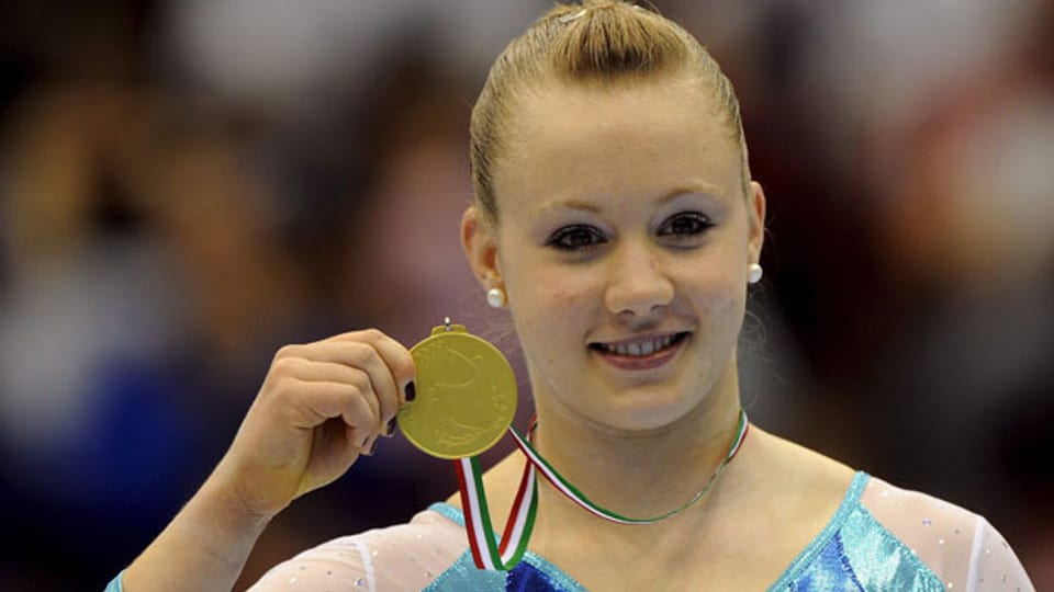 Als erste Schweizer Turnerien holte Ariella Käslin an einer Europameisterschaft Gold. Das war 2009 in Mailand.