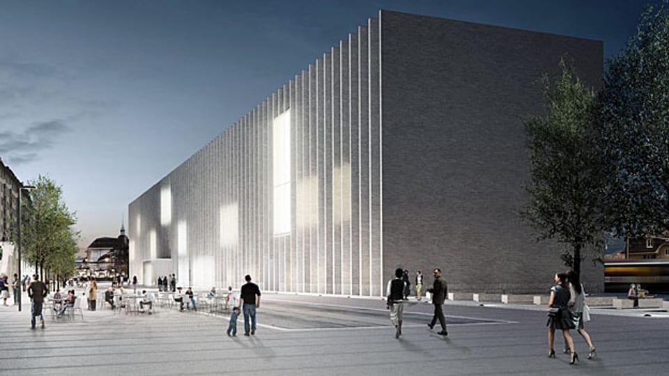 Visualisierung des geplanten Museums-Neubaus in Lausanne.