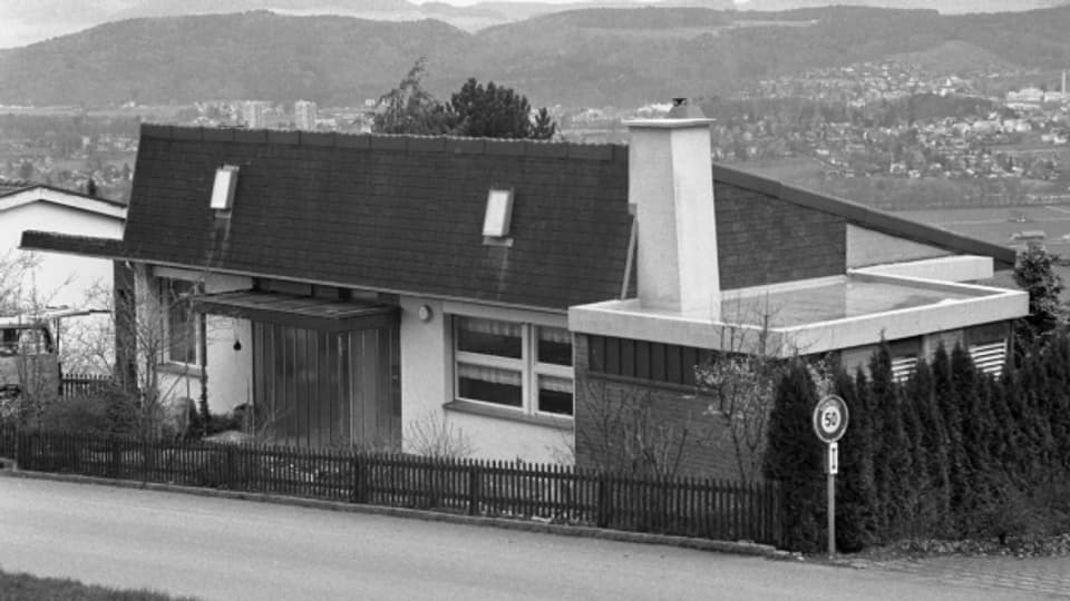 Fundort der Frauenleiche am 1. August 1985: Ein Einfamilienhaus in Kehrsatz BE.