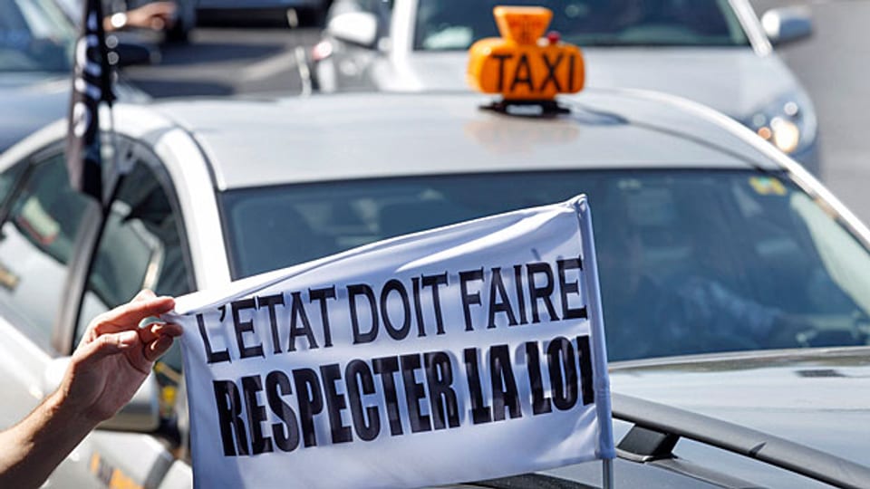 Genfer Taxi. «l'état doit faire respecter la loi», der Staat ist verantwortlich, dass das Gesetz respektiert wird.