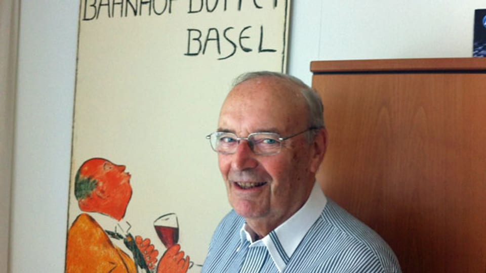 Der wohlhabende Rentner René Zürcher, der in einer Seniorenresidenz lebt.